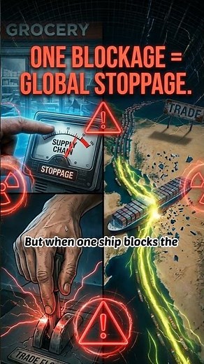 12% of Global Trade Passes Through This One Waterw #SuezCanal #GlobalTrade #SupplyChain #Geopolitics