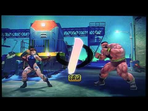 Cammy (UK) VS Zangief (Russia) Speed Breaks the Iron Cyclone Street Fighter IV Titan Clash
