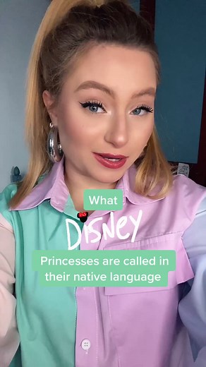 Disney Princesses and Their Native Language Names