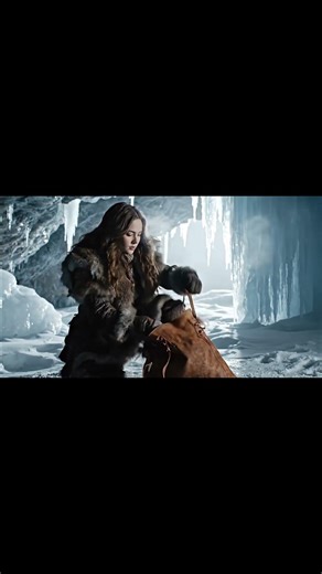 Prehistoric Girl Who Survives The Ice Age Getting Ready For Going Out