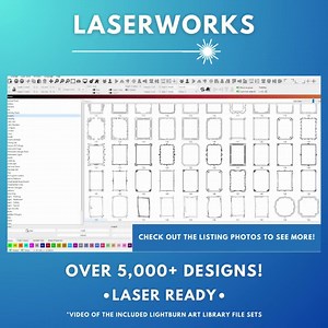 Lightburn Art Library File Bundle: 5000  Vector Designs (digital Download) - Etsy Canada