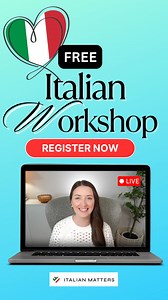 🇮🇹 Learning Italian is HARD… but it’s not your fault. Apps are great for practice, but they don’t actually teach you how to speak. Most people quit because they never had a real method. Just boring grammar lessons, robotic audio, and no structure. ✨That ends now. Join me FREE Step-by-Step Beginner Italian Workshop with social media’s 🔝 Italian teacher ~ Margherita from Italian Matters! 📅 June 7th, 2025 at 12 PM ET 💻 100% Online – Join Live or Catch the Replay! In this free session, you’ll l