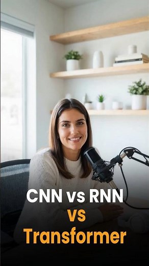 🤯 CNN vs RNN vs Transformer Explained FAST! | Which AI Model is Best? 🔥 | GoLogica #shorts