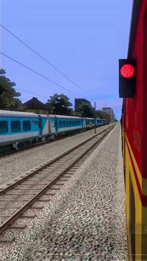 CROSSING WAP 4 WITH SHATABDI EXPRESS. TRAIN SIMULATOR CLASSIC 2024.