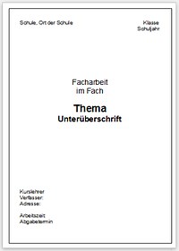 Facharbeit schreiben - Anleitung und Tipps