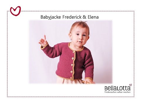Easy knitting instructions for baby and children's jackets - explained for beginners