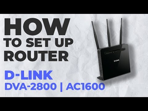 ✅ How to Setup D-Link DVA-2800 | How to Set Up D-Link AC1600 DVA-2800 WiFi Router
