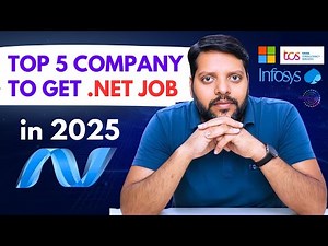 Top 5 Companies Hiring .NET Developers in 2025 💼 | Best Career Options