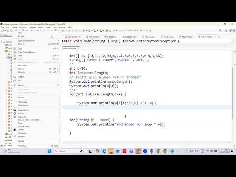 ForEach Loop in Java || String in Java #foreach #strings