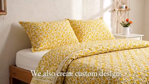 Linen Bedding Set in Hand Print Soft Washed Bedding With Coconut Buttons Queen King Twin 100% Flax Linen Duvet Cover 3 Pcs Linen Bedding Set - Etsy