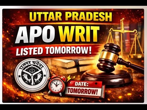 UP APO 2025 writ petition You READY for the BIGGEST Recruitment Opportunity #UP APO WRIT
