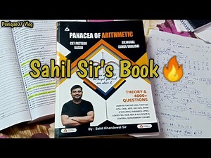 Panacea of Arithmetic || Sahil Sir's Math Book || Mathematics Book || Sahil sir's new book review
