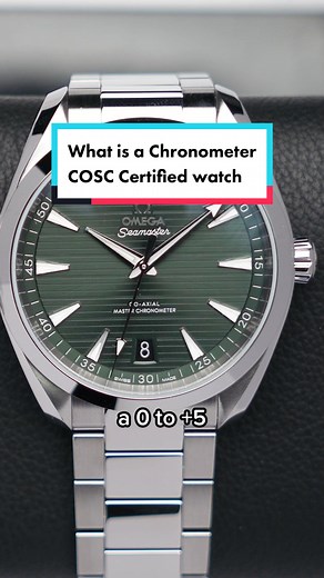 What is a Chronometer / COSC Certified watch? 🤔 #watchtok #watches #watchesoftiktok #tiktokwatches #chronometer