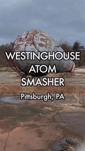Seeing Cool Places on Instagram: "This massive particle accelerator changed science forever, but now, this piece of history is just laying on its side, rusting away. So, what happened? The Westinghouse Atom Smasher once looked like this, when it was a pivotal application of nuclear technology. The Van de Graaff generator was developed in 1937, and was able, for the first time, to make specific measurements of nuclear reactions. Credited with helping scientists worldwide understand quantum physic