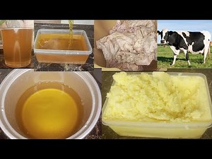 How to Make Beef Tallow Oil for Soap Making & Skincare | Easy DIY Tutorial