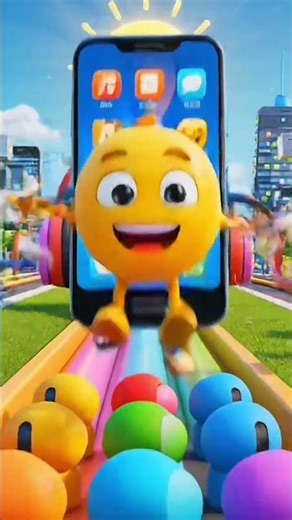 Talking Phone Cartoon 📱🎮 | Phone Plays a Game and Wins | Kids Fun Story | Shadow Kids