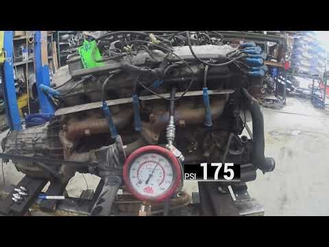 1984 BMW 633 CSI (E24) 3.2L M30 Compression test