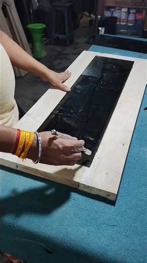 wooden ventilation frame glass cutting and fitting technique #glasscutting #glassfitting