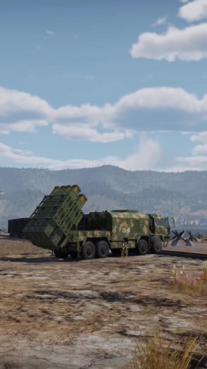 HQ-11 Air Defense System Tracking an F-15 Jet