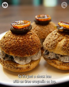 486K views · 7.6K reactions | All we want for #InternationalCookieDay is Billie’s cookie and cream choux!  | MasterChef Australia | Facebook