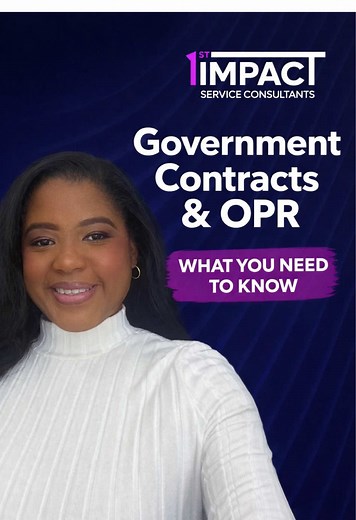 Government contracts are a real opportunity — but understanding OPR is where it starts. This reel touches on why OPR matters and why business owners should take the time to learn more. Stay informed. Stay ready. #GovernmentContracts #OPR #BusinessAwareness #ImpactServiceConsultants