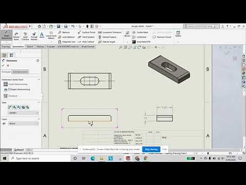 Drawing Tutorial Solidworks #2
