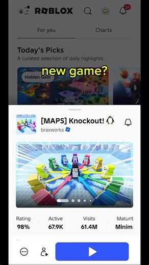 Exciting New Knockout Game on Roblox