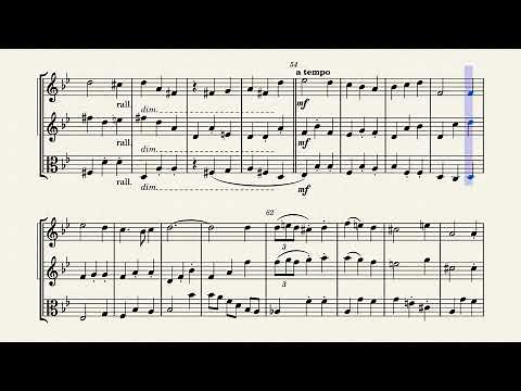 Howl's Moving Castle Theme for Two Violins and Viola