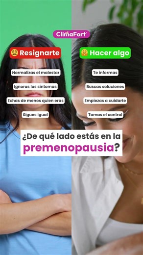 ¿De qué lado estás en la premenopausia?