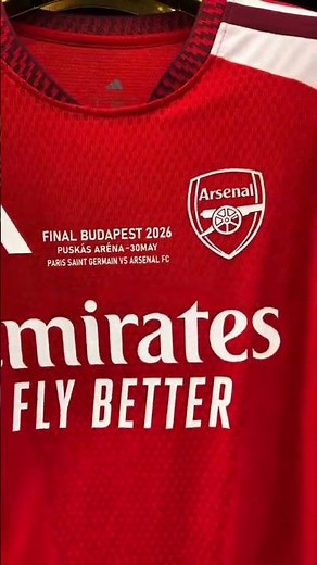 🔴 Arsenal UCL Final Jersey REVEALED 😍🔥 Gooners… ARE YOU READY?! 🏆