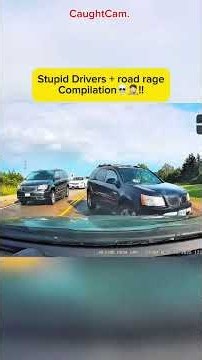 STUPID DRIVERS & ROAD RAGERS CAUGHT ON CAM💀🤦🏻!! #dashcam #baddrivers #carcrash #fyp #shorts #rage