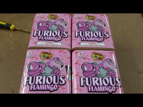 Furious Flamingo 12s 200g cake by Mad Ox - AWESOME PINK!!!