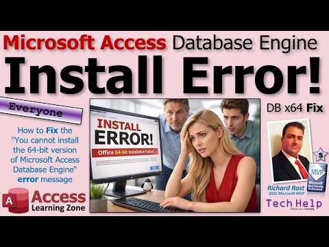 Microsoft Access Database Engine x64.exe Install Error. AccessDatabaseEngine_x64.exe Fix
