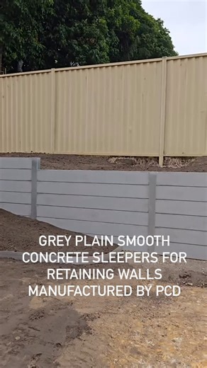 Prime Concrete Developments on Instagram: "🔥 Project Spotlight: South East Pro Scapes 🔥 Another quality retaining wall project completed using our Grey Plain Smooth concrete sleepers, manufactured right here by Prime Concrete Developments 💪 Built for strength, consistency, and long-term performance, our sleepers are handmade in our temperature-controlled facility to ensure exact sizing and reliable colour matching — project after project. When you choose PCD sleepers, you’re choosing: ✔️ Prec
