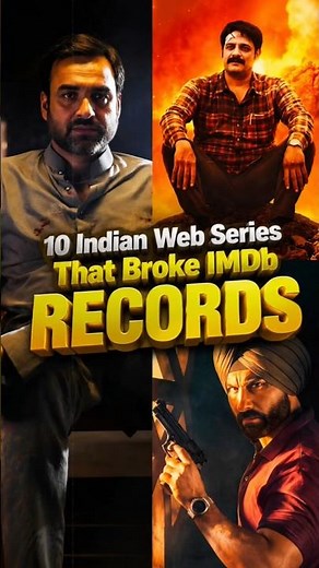 10 Indian Web Series That Broke IMDb Records 🔥 | Highest Rated Indian OTT Shows