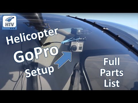 How to Setup a GoPro Camera in a Helicopter