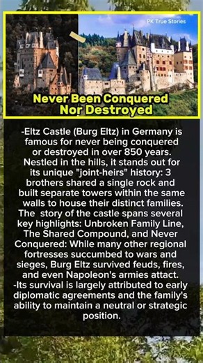 This Magnificent Castle In Germany Had Never Been Conquered Nor Destroyed #history #story