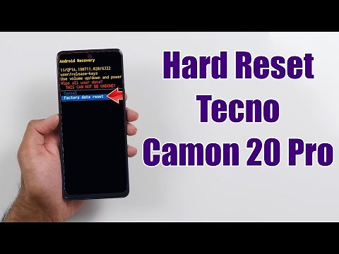 Hard Reset TECNO Camon 20 Pro | Factory Reset Remove Pattern/Lock/Password (How to Guide)