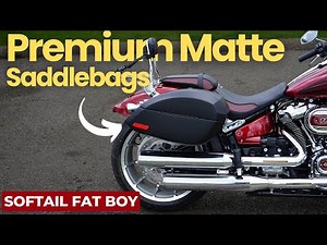 Premium Softail Fat Boy Saddlebags at an Affordable Price!