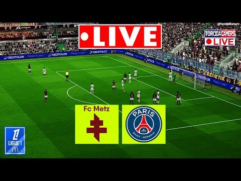 🔴 Metz vs PSG LIVE | Ligue 1 2025/26 | Full Match Simulation