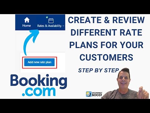 How to Set Up a Rate Plan in Booking.Com Step by Step