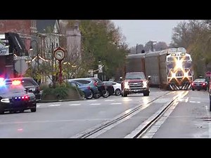 CSX 3194 & La Grange, KY Police on Main Street