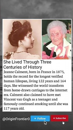 The Woman Who Lived 122 Years and Witnessed Three Centuries