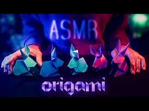 Crinkly Origami Rabbit Folding | ASMR No Talking