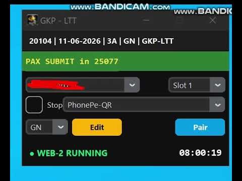 STARTS tatkal software 