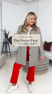 138K views · 5.9K reactions | Cherry red pants (in a wrinkle free Ponte fabric from On 34th) is the pop of color you need this fall.  mcys.co/3srM6NT | Macy's | Facebook