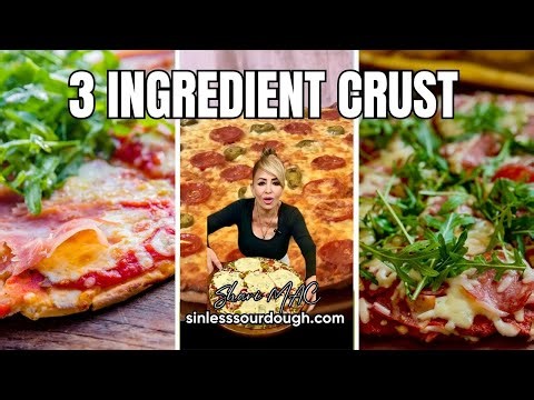 KETO PIZZA GAME-CHANGER! 3 Ingredients = Only 1.7g Net Carbs