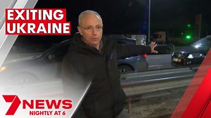 Ukrainian forces are battling Russian invaders on three sides after Moscow mounted an assault by land, sea and air yesterday. 7NEWS reporter Chris Reason is on the Ukrainian-Polish border where residents are trying to flee. Live Updates: https://7news.link/RussiaUkraine 7NEWS at 6pm. #Ukraine #7NEWS | 7NEWS Sydney