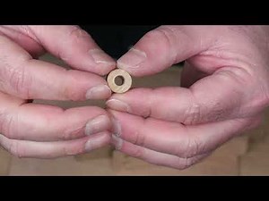 Hardest Hole to Drill: Perfect Drill in a Piece of Wooden Dowel