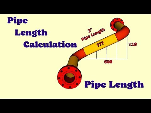 How to calculate Pipe Length. Pipe Length Calculation.#piping